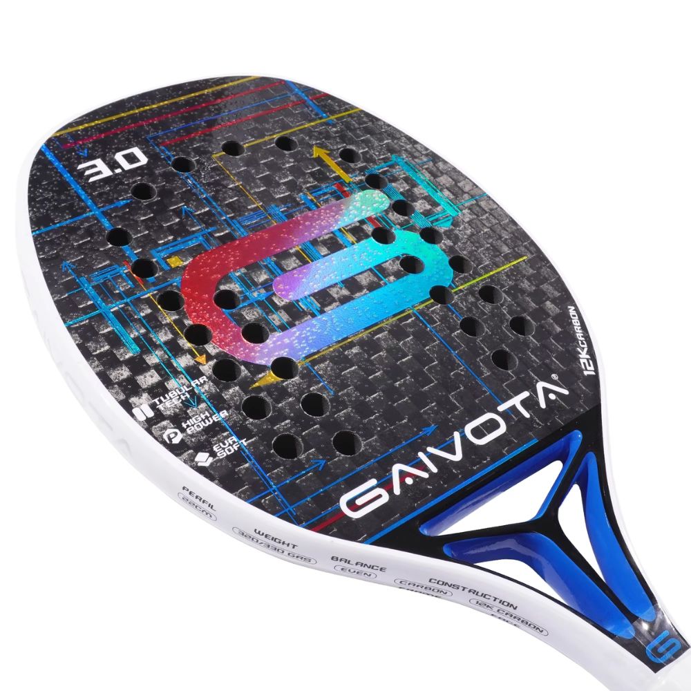 Raquete Beach Tennis Gaivota Carbono 12k BTG-2410