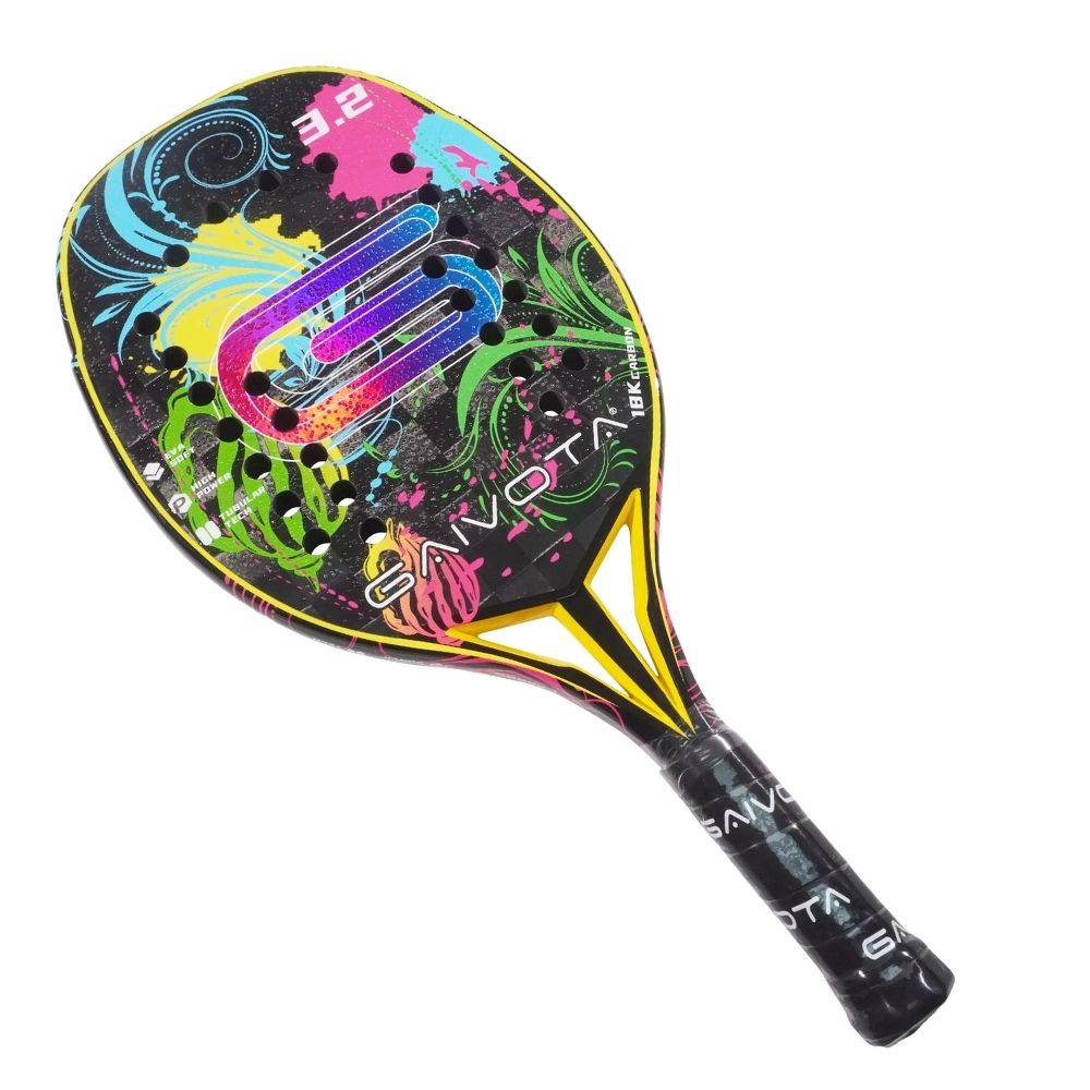 Raquete Beach Tennis Gaivota Carbono 18K BTG-2412 3.2