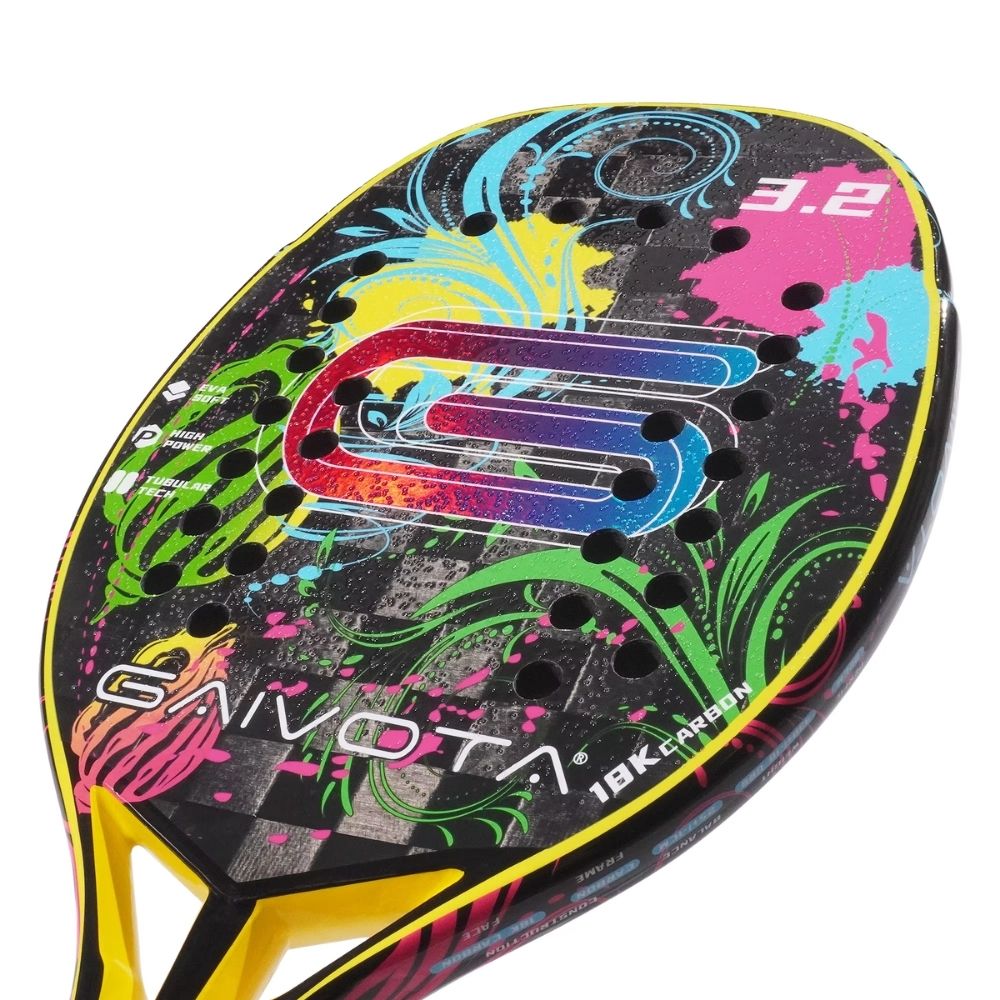 Raquete Beach Tennis Gaivota Carbono 18K BTG-2412 3.2